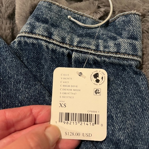 NWT Free People Jade Denim Jacket Size XS - Picture 11 of 15